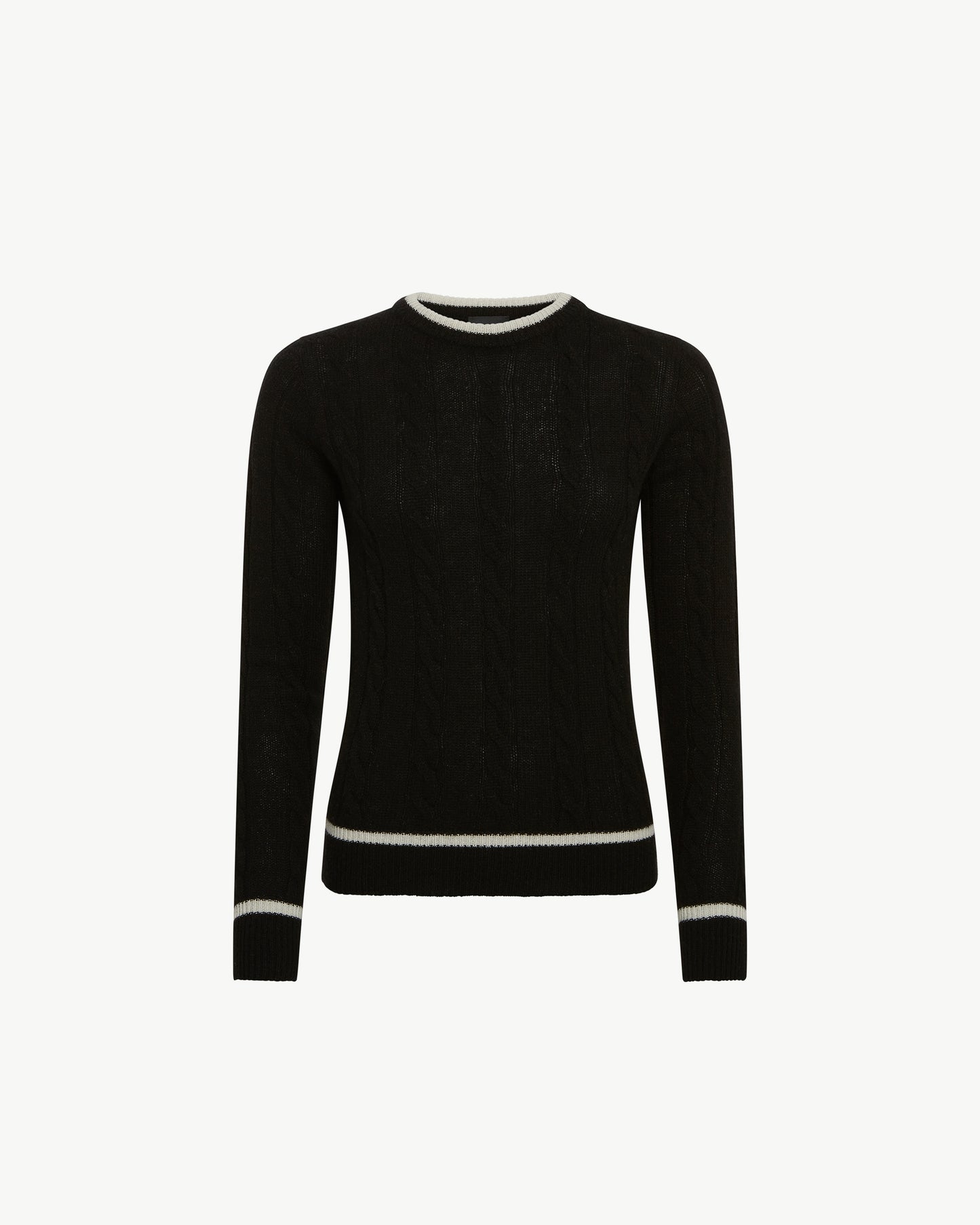 SUN BRAIDED CASHMERE PULLOVER