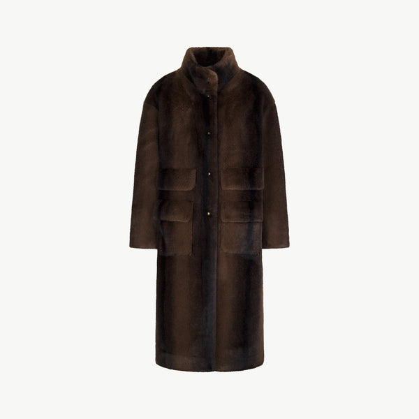 NADIA ECO FUR COAT