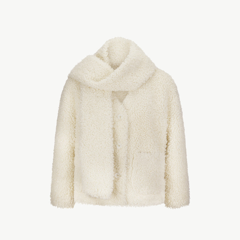 CURLY CUT TEDDY JACKET