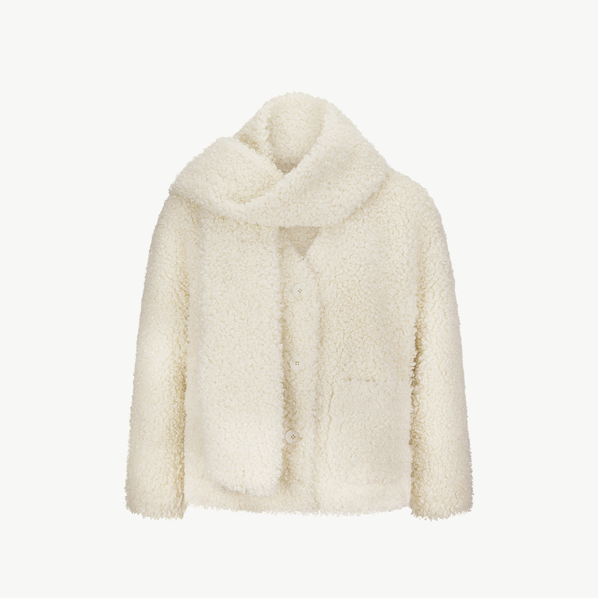 CURLY CUT TEDDY JACKET