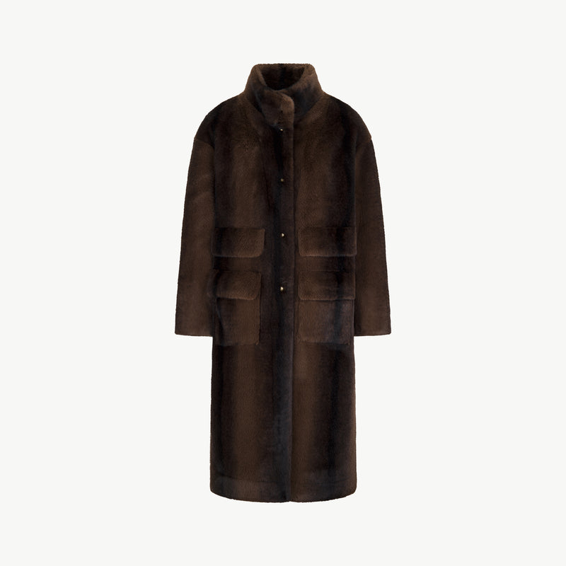 NADIA ECO FUR COAT